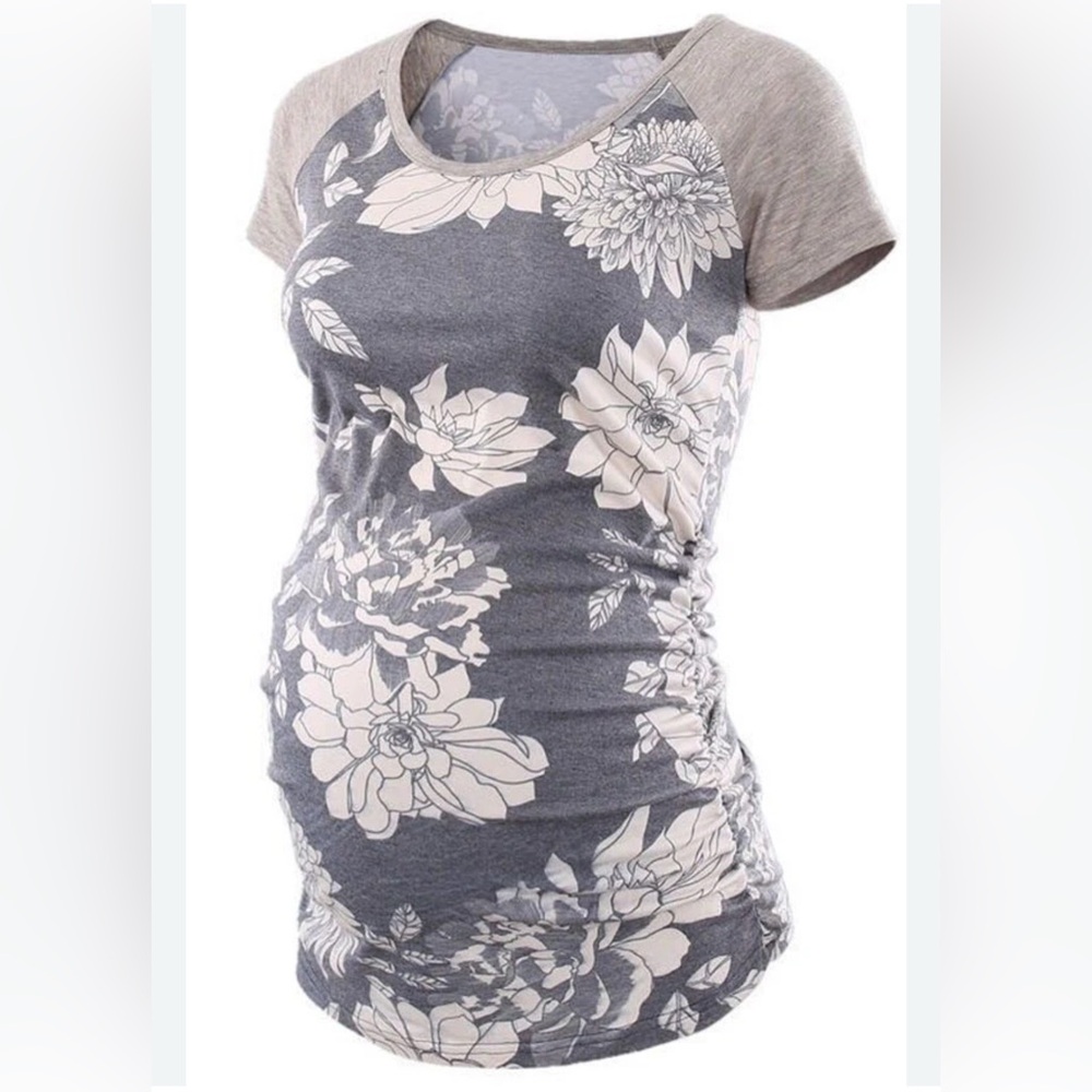 GLAMIX Maternity Floral Print Shirt